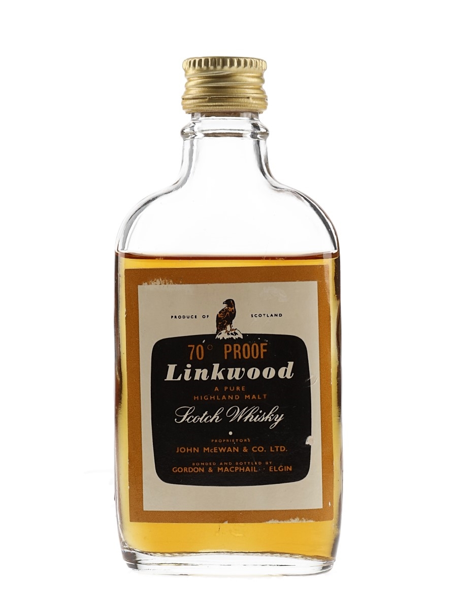 Linkwood 70 Proof Bottled 1970s 5cl / 40%
