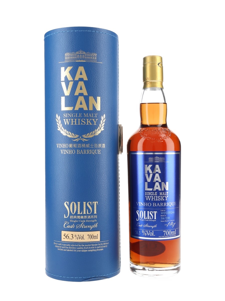 Kavalan Solist Vinho Barrique Distilled 2012, Bottled 2017 70cl / 56.3%