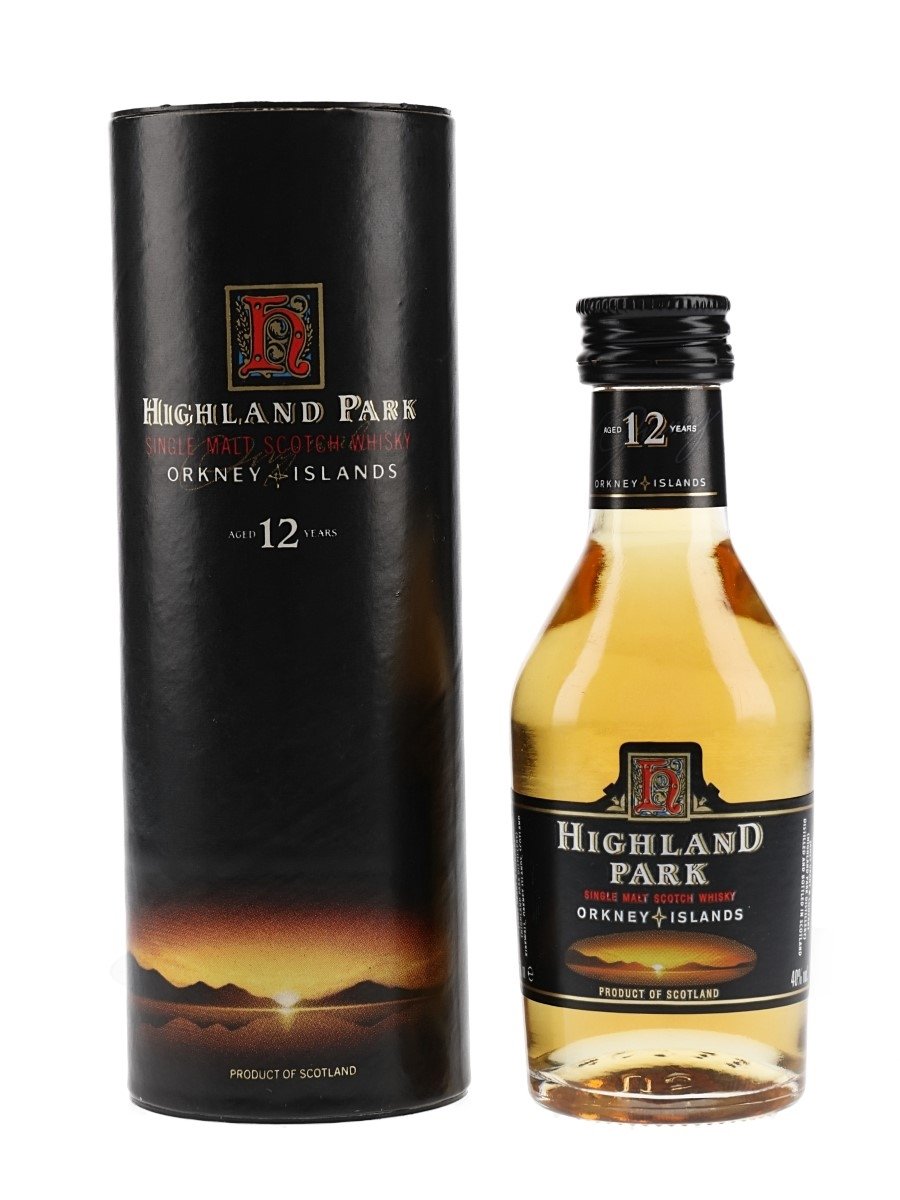 Highland Park 12 Year Old Bottled 1990s-2000s 5cl / 40%