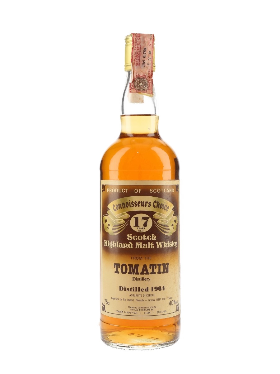 Tomatin 1964 17 Year Old Gordon & MacPhail - Connoisseurs Choice 75cl / 40%