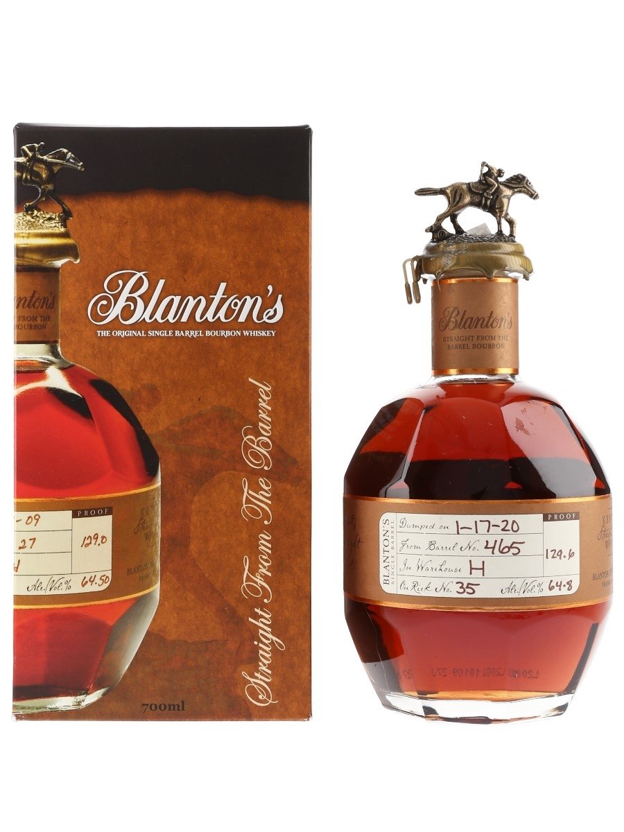Blanton's Straight From The Barrel No. 465 Bottled 2020 70cl / 64.8%