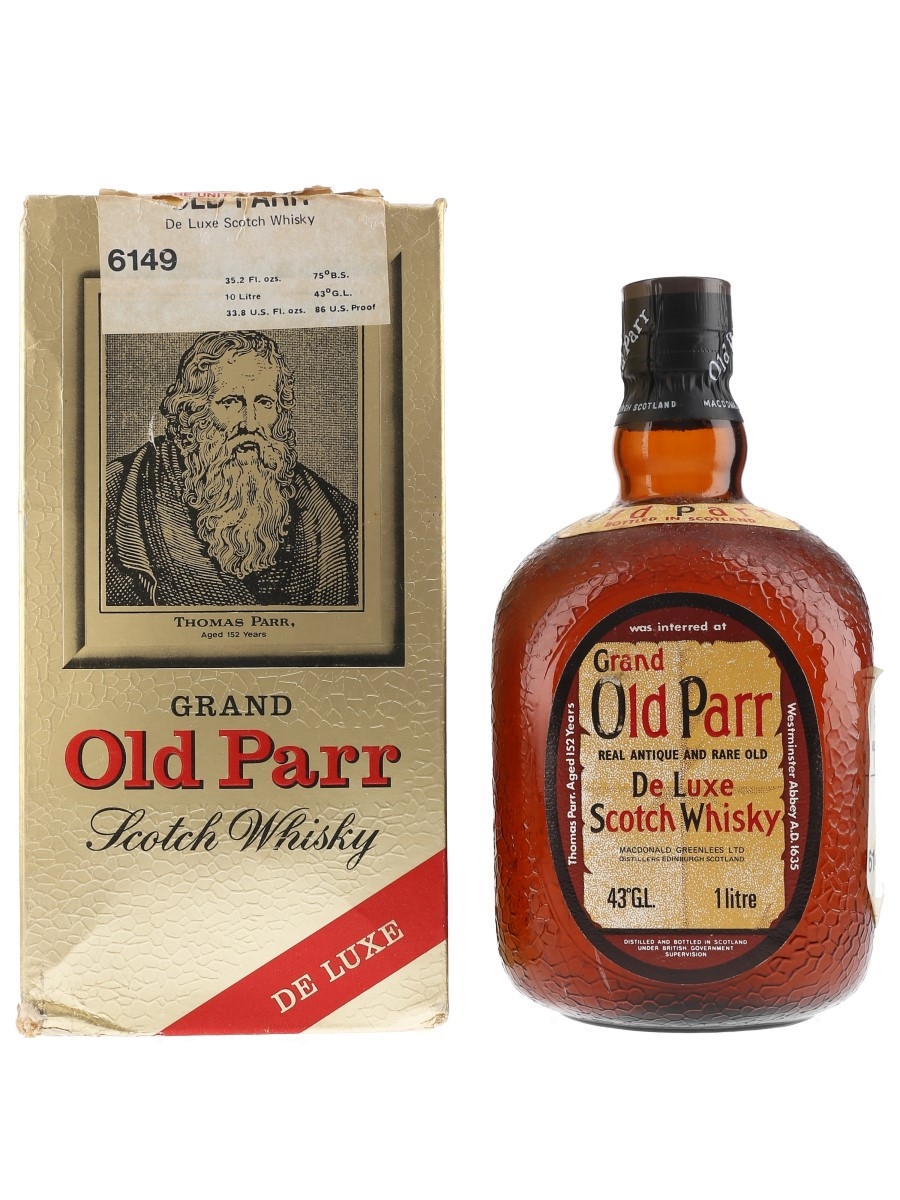 Grand Old Parr De Luxe - Lot 85386 - Buy/Sell Blended Whisky