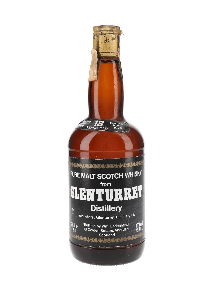 Glenturret 1960 18 Year Old Bottled 1979 - Cadenhead's 'Dumpy' 75cl / 45.7%