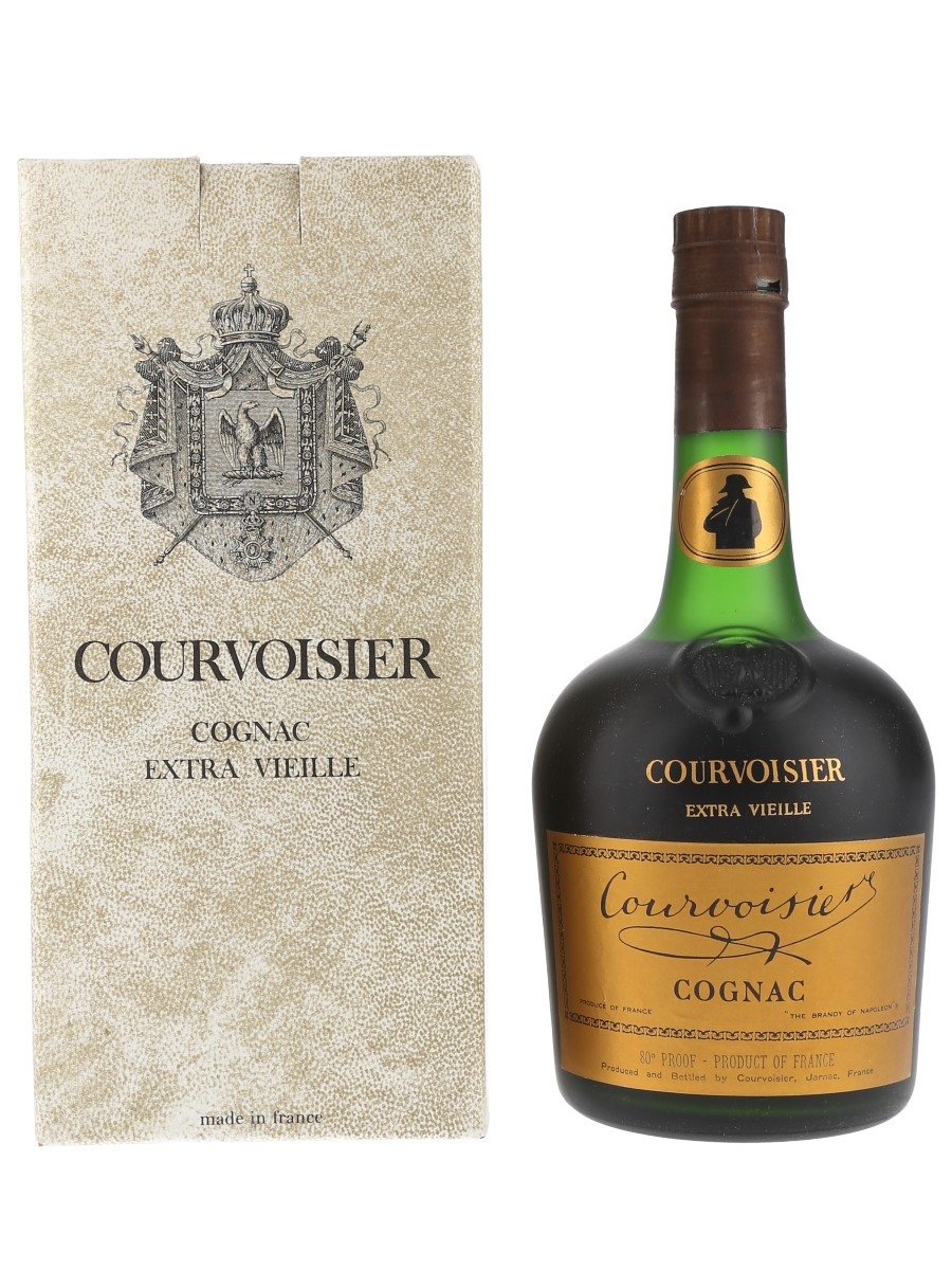 NO.18【古酒】 COURVOISIER EXTRA VIEILLE 箱あり Courvoisier Cognac Extra Vieille Baccarat 1960