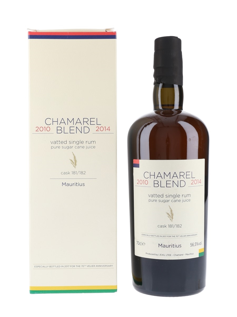 Chamarel 2010 & 2014 Blend Bottled 2017 - Velier 70th Anniversary 70cl / 56.5%