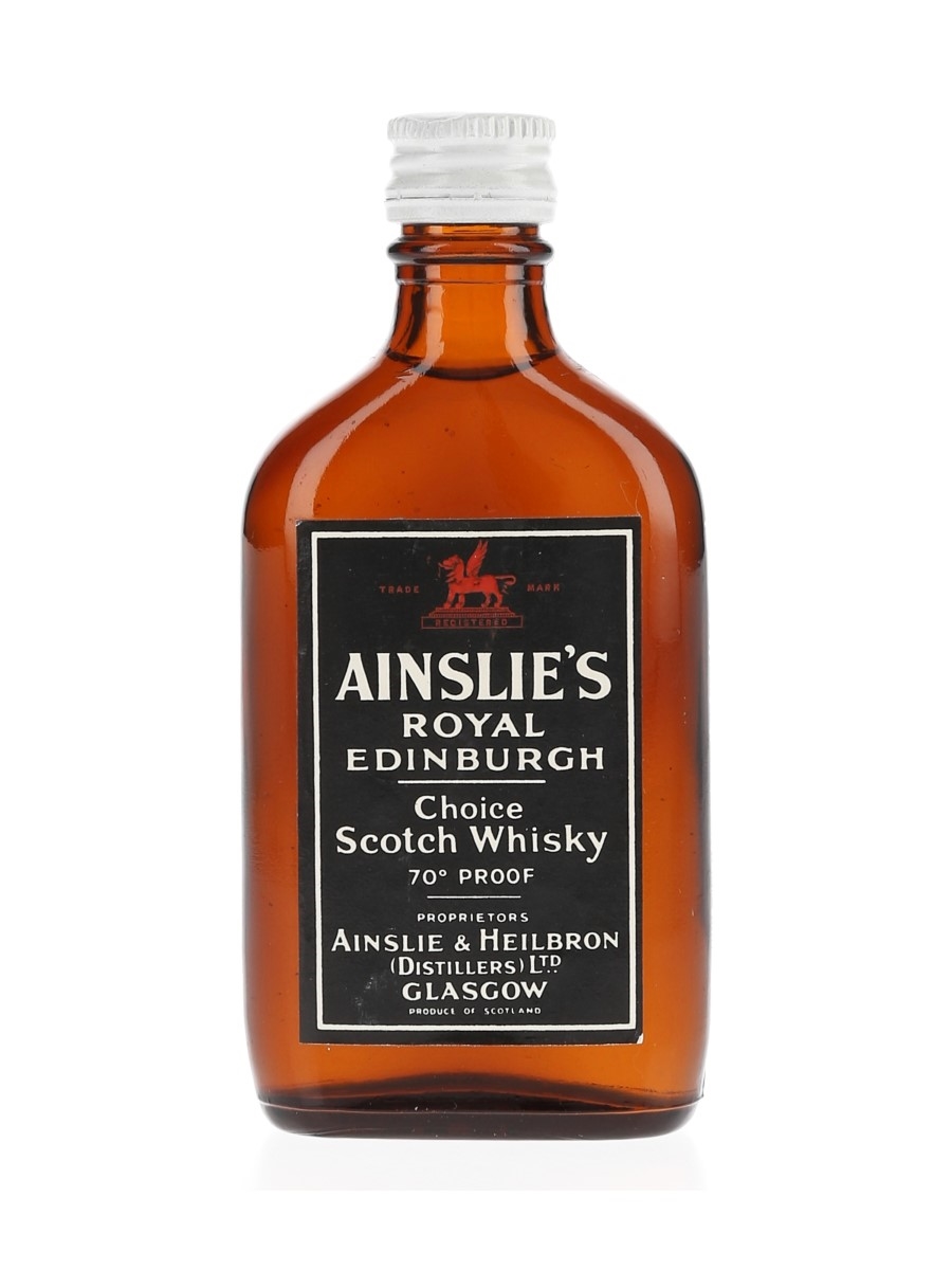 Ainslie's Royal Edinburgh Bottled 1960s 5cl
