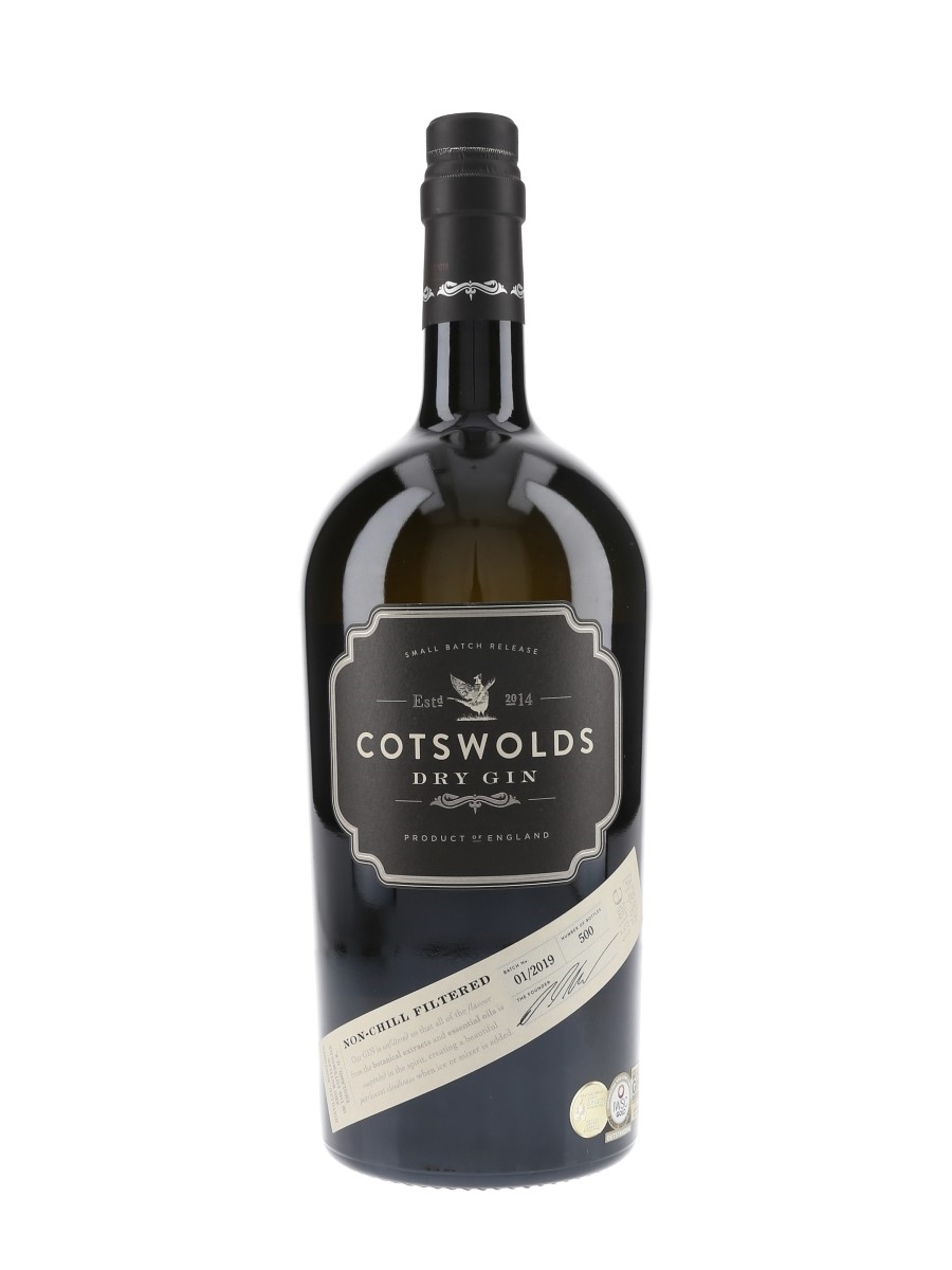 Cotswolds Dry Gin Batch 01-2019 - Large Format 150cl / 46%