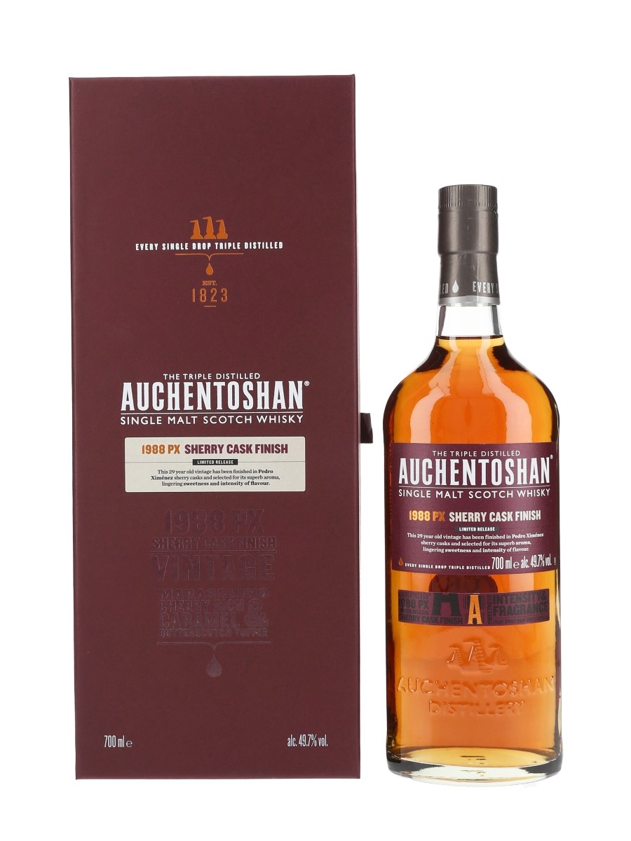 Auchentoshan 1988 29 Year Old PX Sherry Cask Finish  70cl / 49.7%