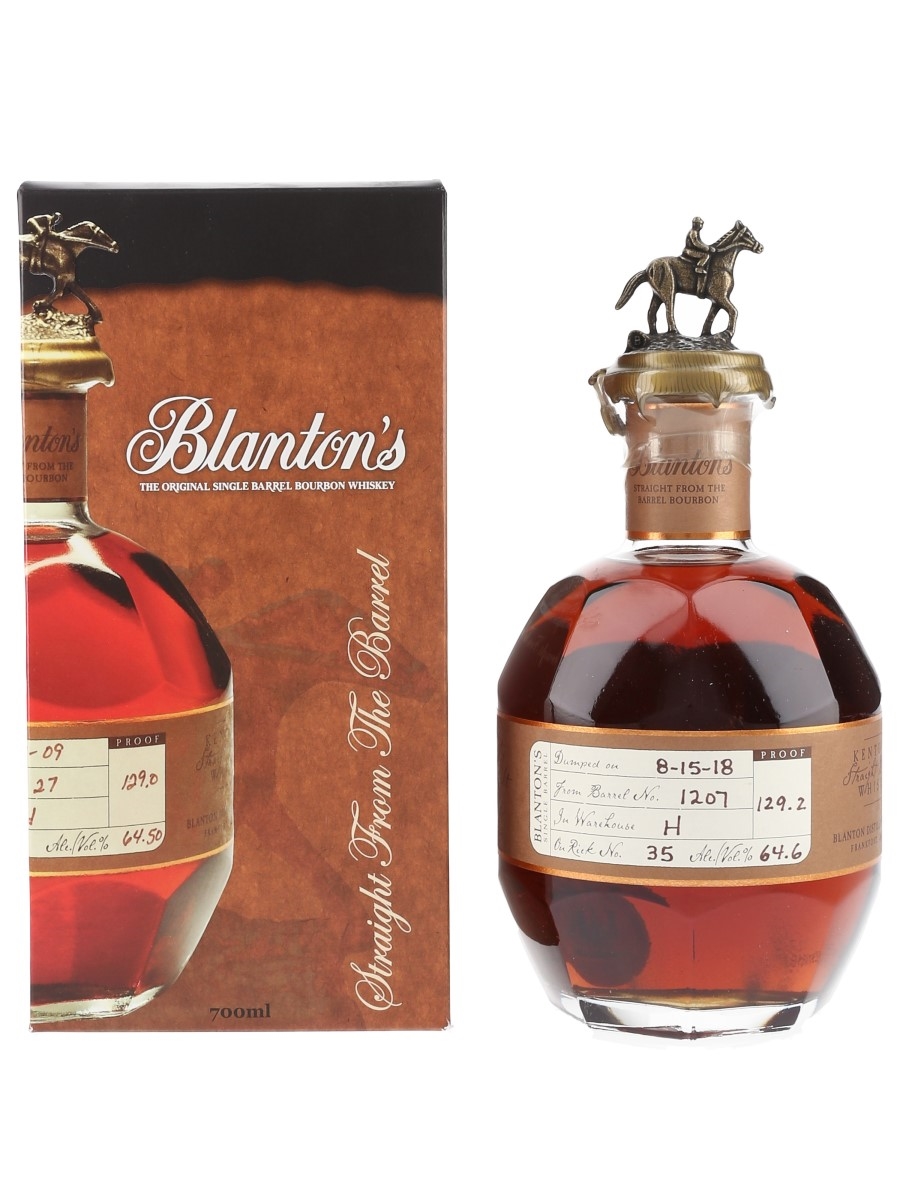 Blanton's Straight From The Barrel No. 1209 Bottled 2018 70cl / 64.6%