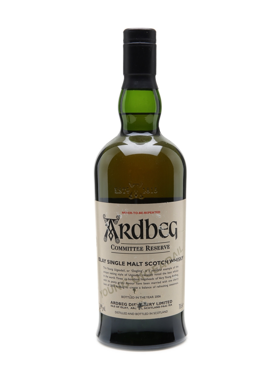 Ardbeg Young Uigeadail Committee Reserve Bottled 2006 70cl / 59.9%