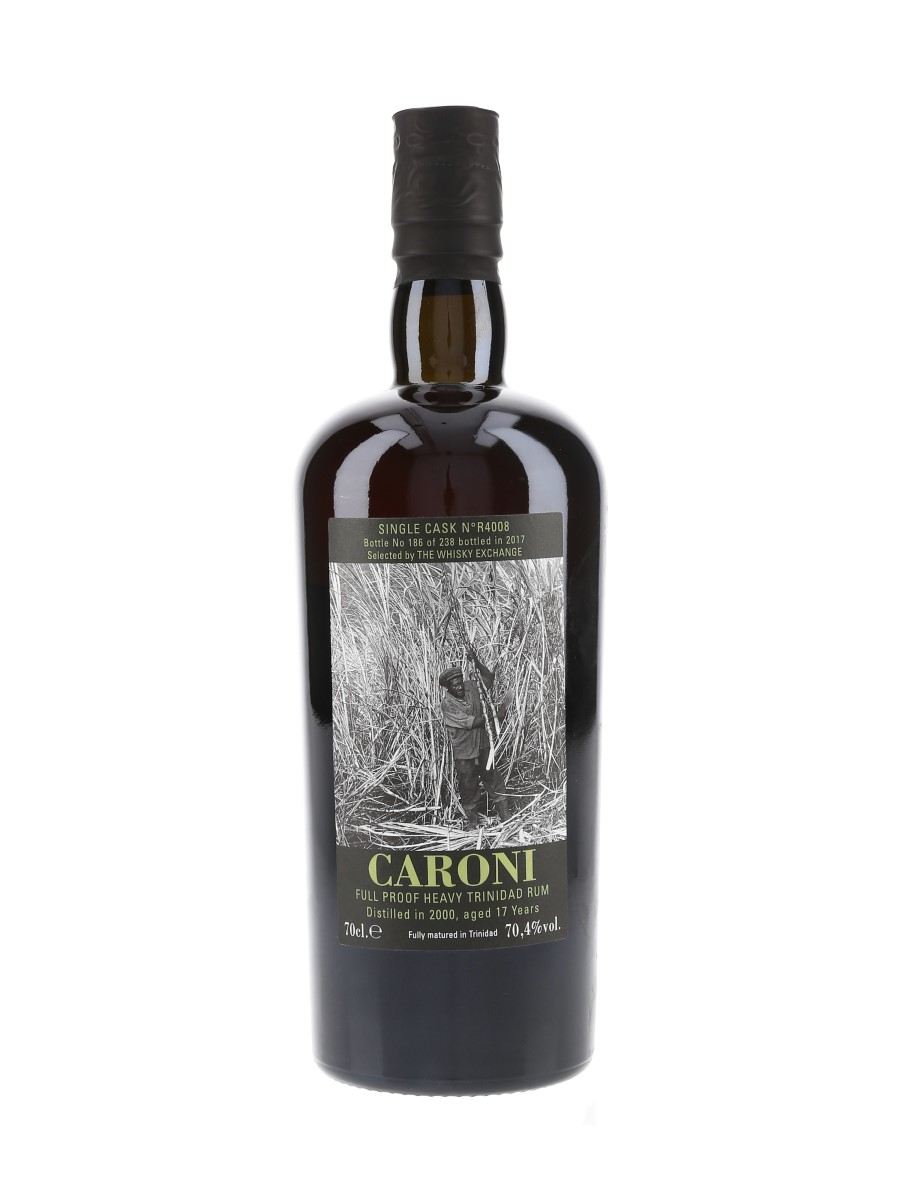 Caroni 2000 17 Year Old Full Proof Heavy Trinidad Rum Bottled 2017 - The Whisky Exchange 70cl / 70.4%