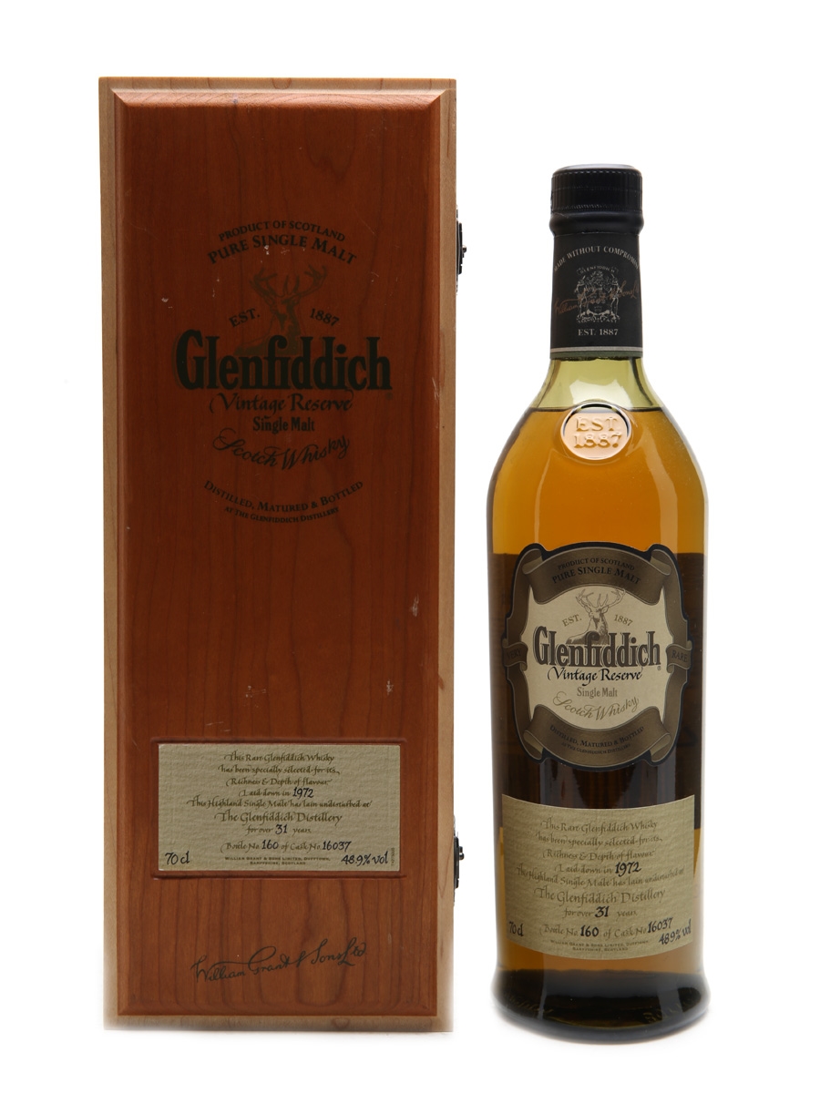 Glenfiddich 1972 Private Vintage #16037 31 Years Old 70cl