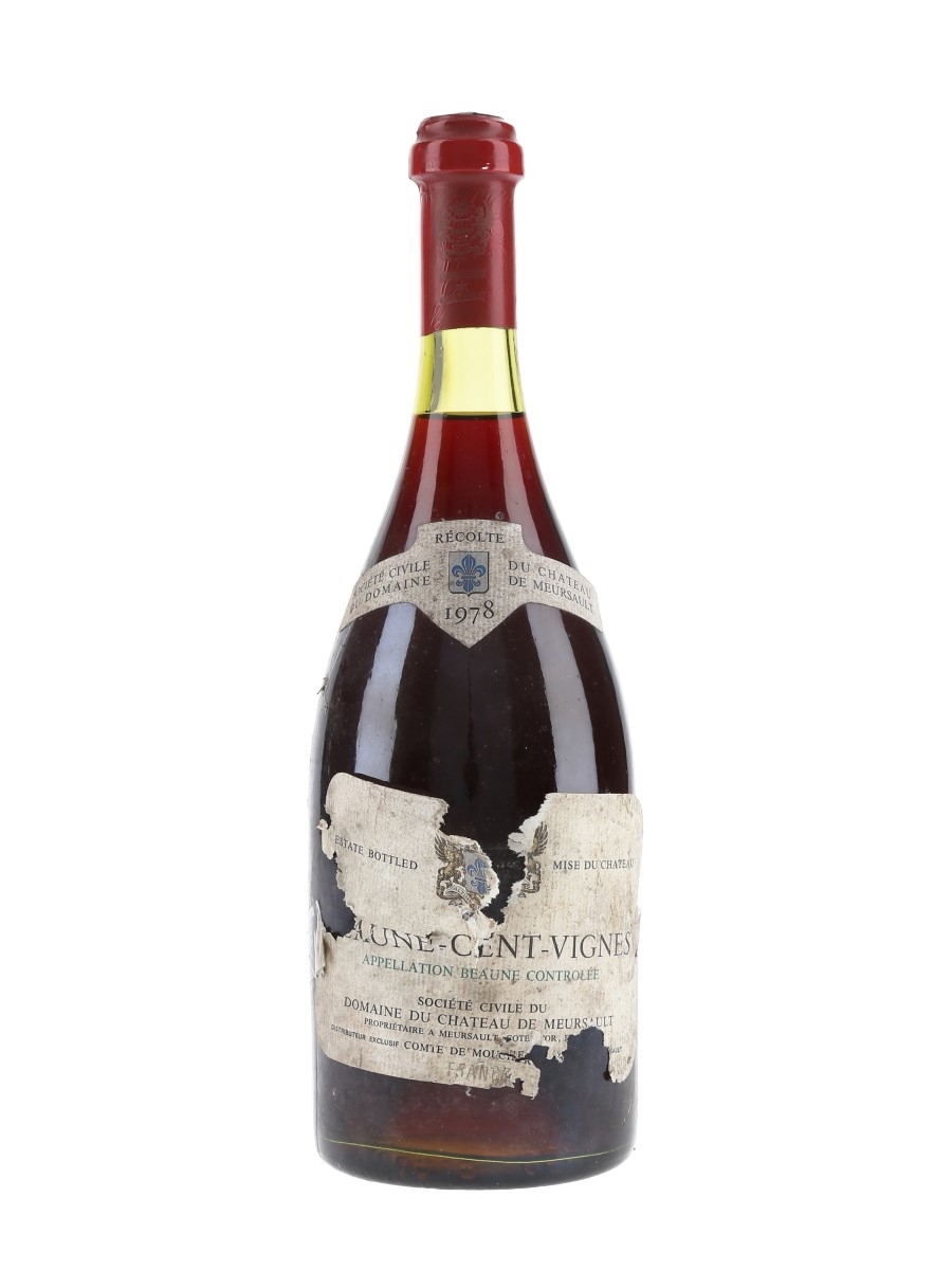 Beaune Cent Vignes 1978 Domaine De Chateau De Meursault 75cl