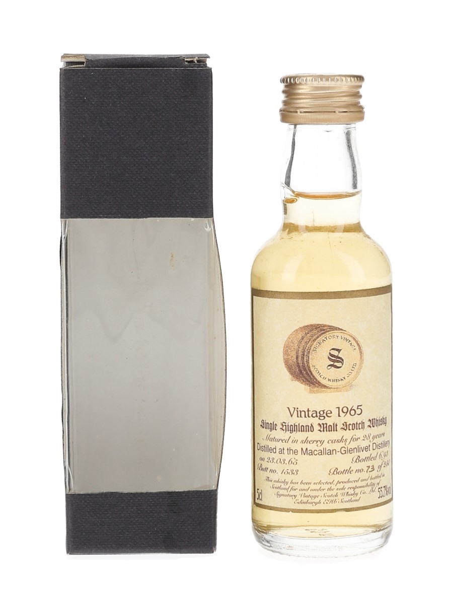 Macallan 1965 28 Year Old Signatory 5cl / 55.7%