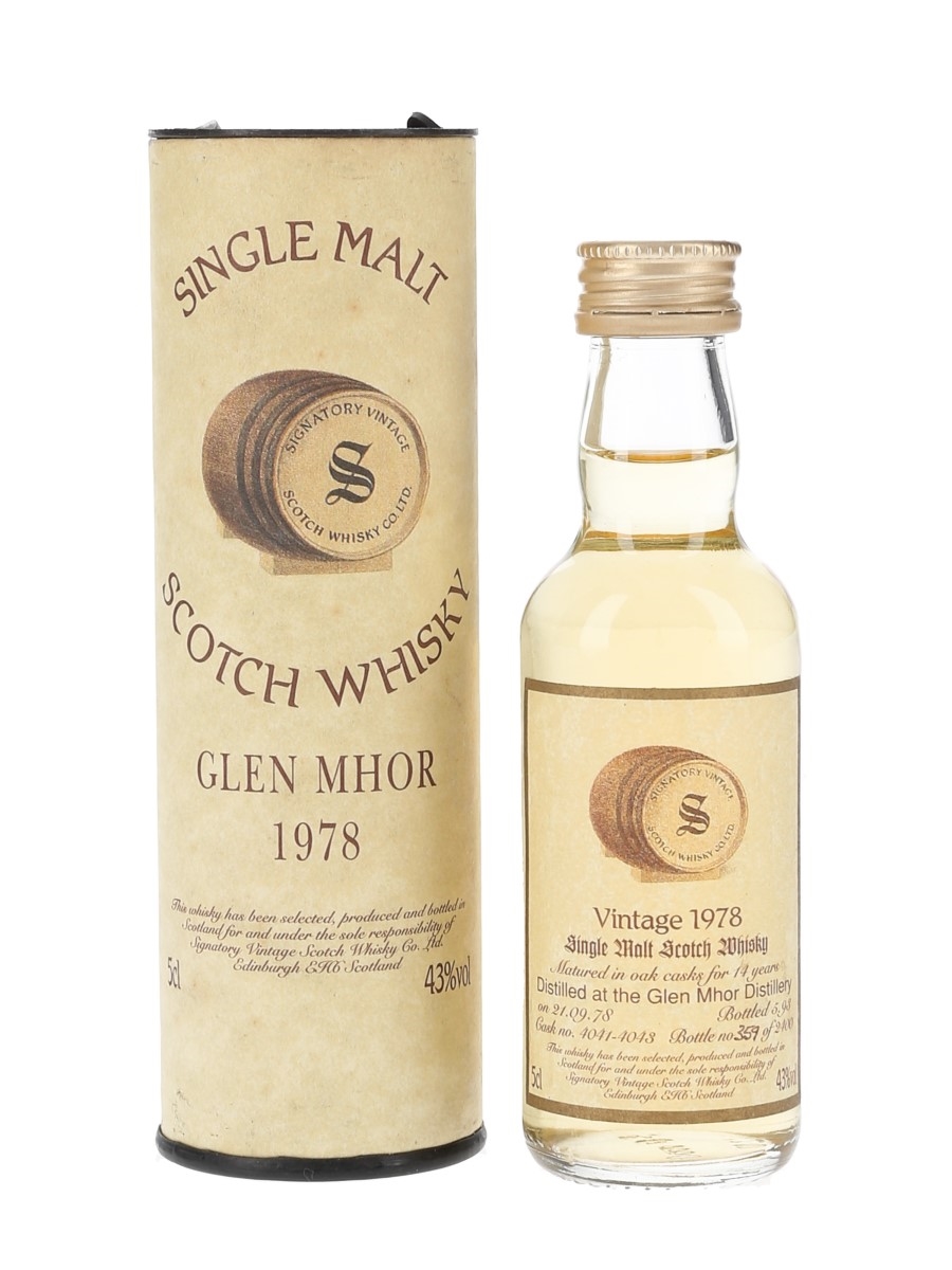 Glen Mhor 1978 14 Year Old - Lot 84280 - Buy/Sell Highland Whisky