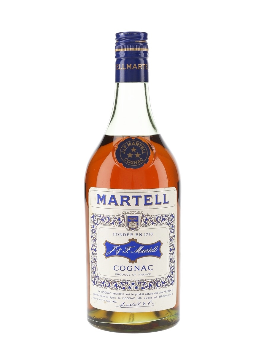 Martell 3 Star Bottled 1960s-1970s 75cl