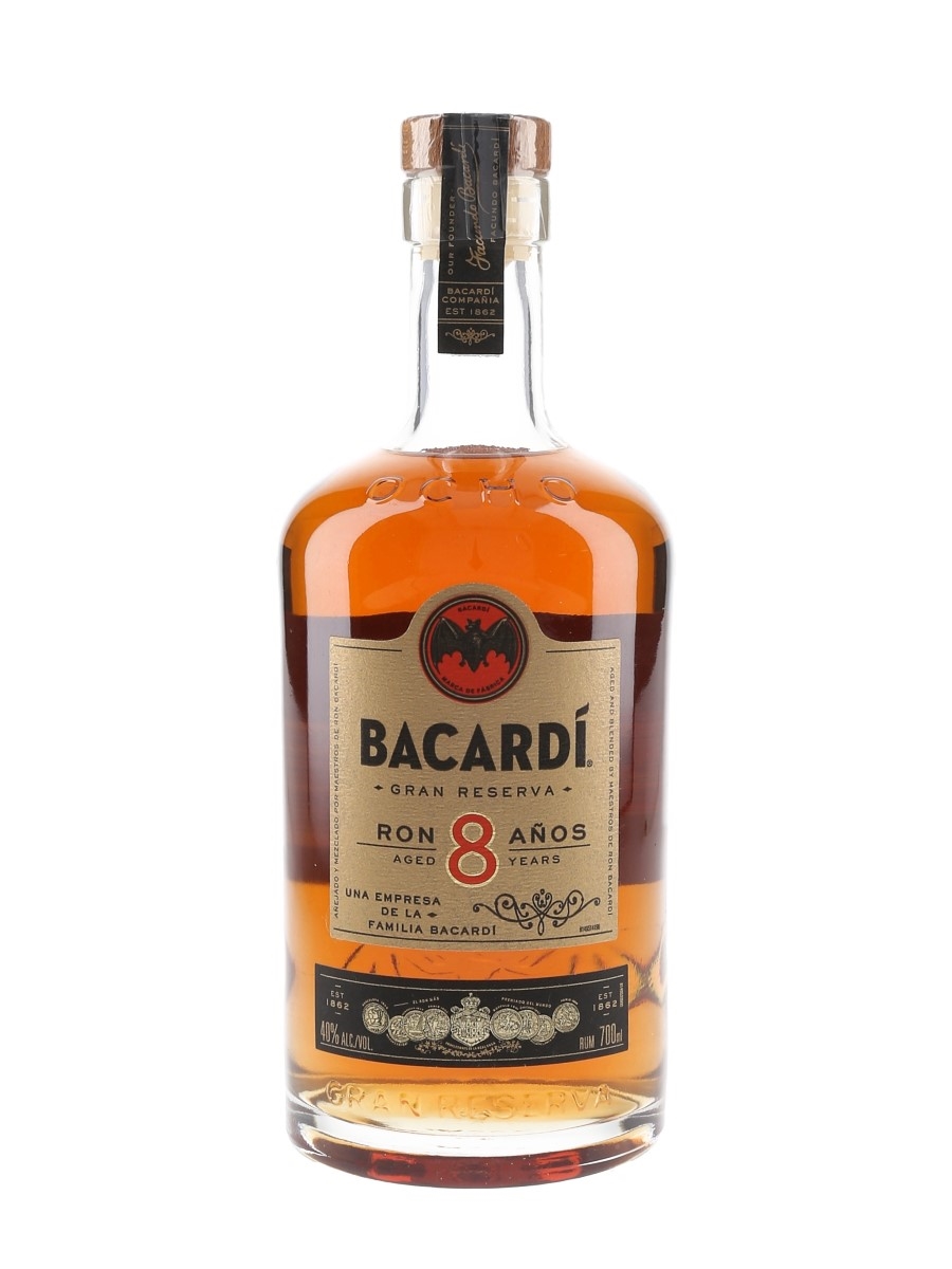 Bacardi 8 Year Old Gran Reserva Bottled 2015 70cl / 40%