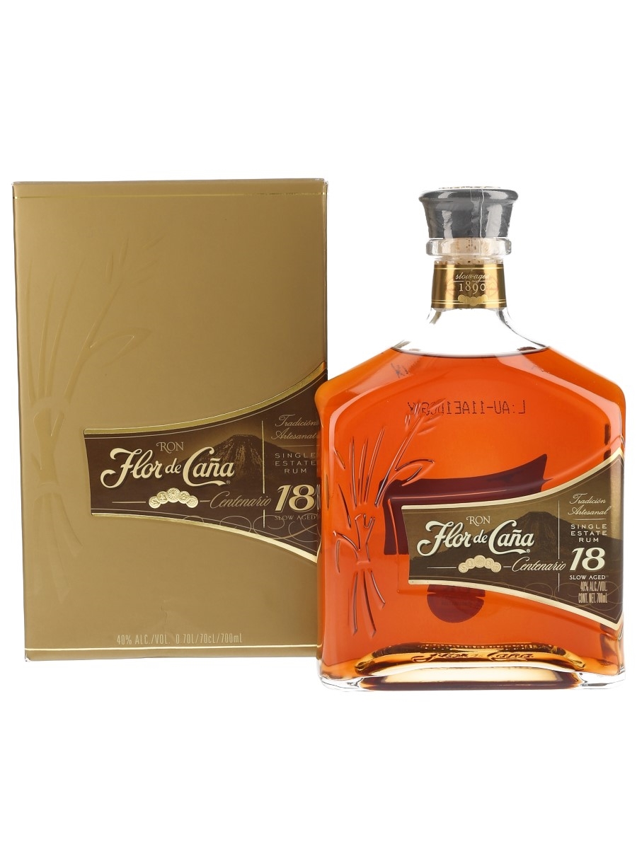Flor De Cana 18 Year Old Centenario Gold Rum  70cl / 40%
