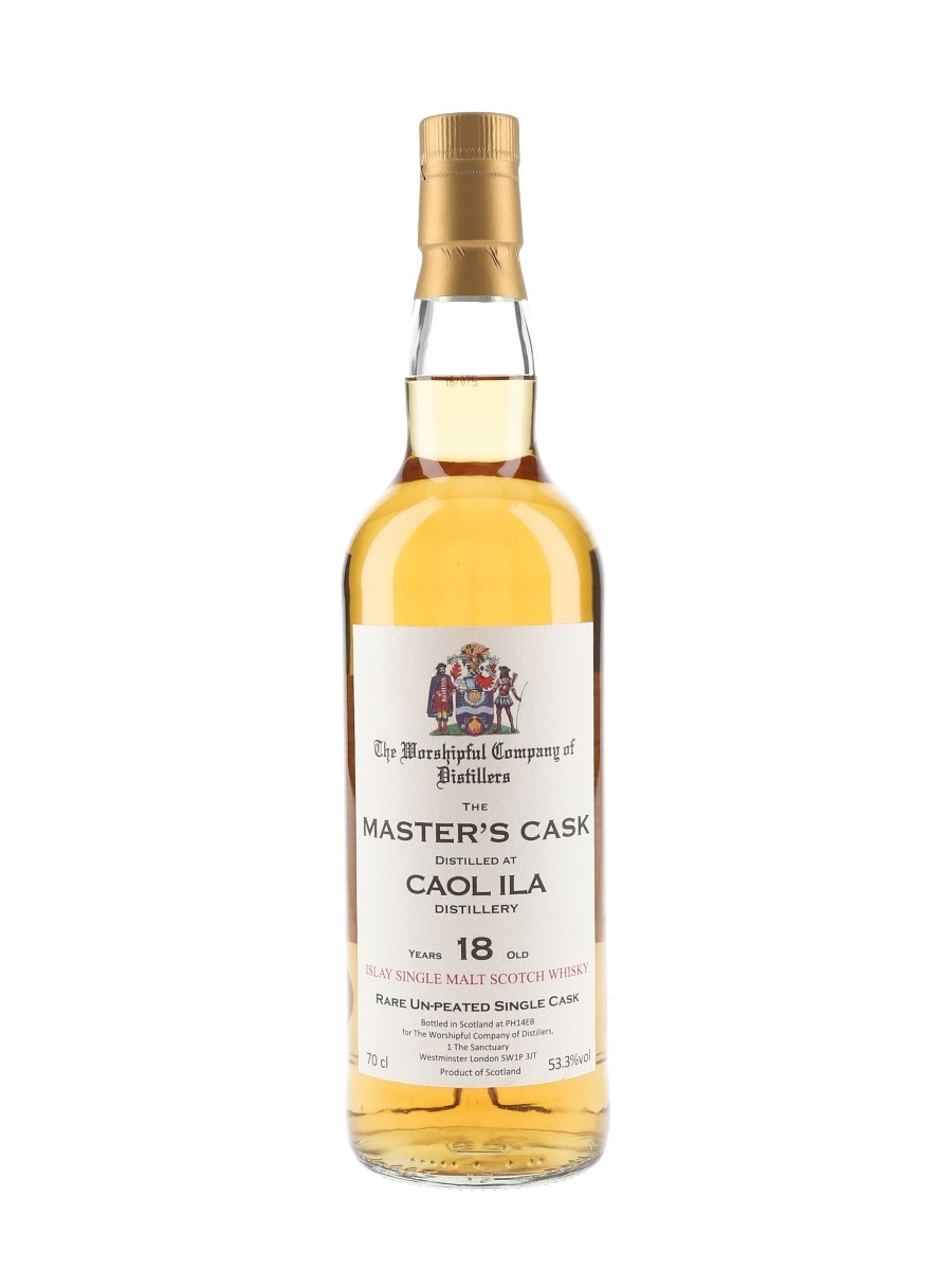 Caol Ila 18 Year Old Master's Cask The Worshipful Company Of Distillers 70cl / 53.3%