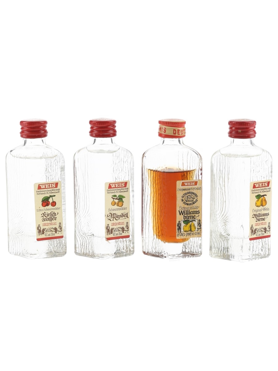 Weis Schwarzwalde Eau de Vie  4 x 2cl