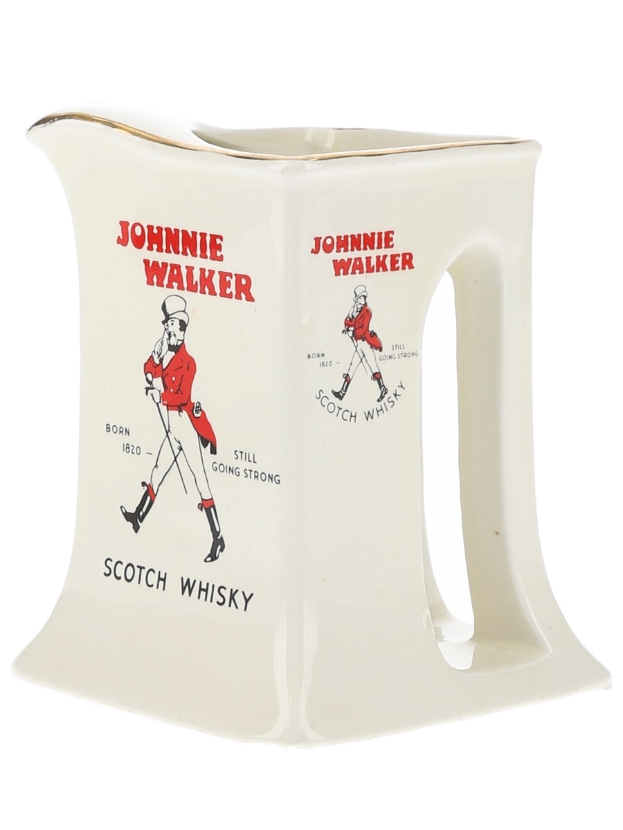 Johnnie Walker Scotch Whisky Water Jug Moulin Des Loups, France 13cm x 9.5cm x 9.5cm