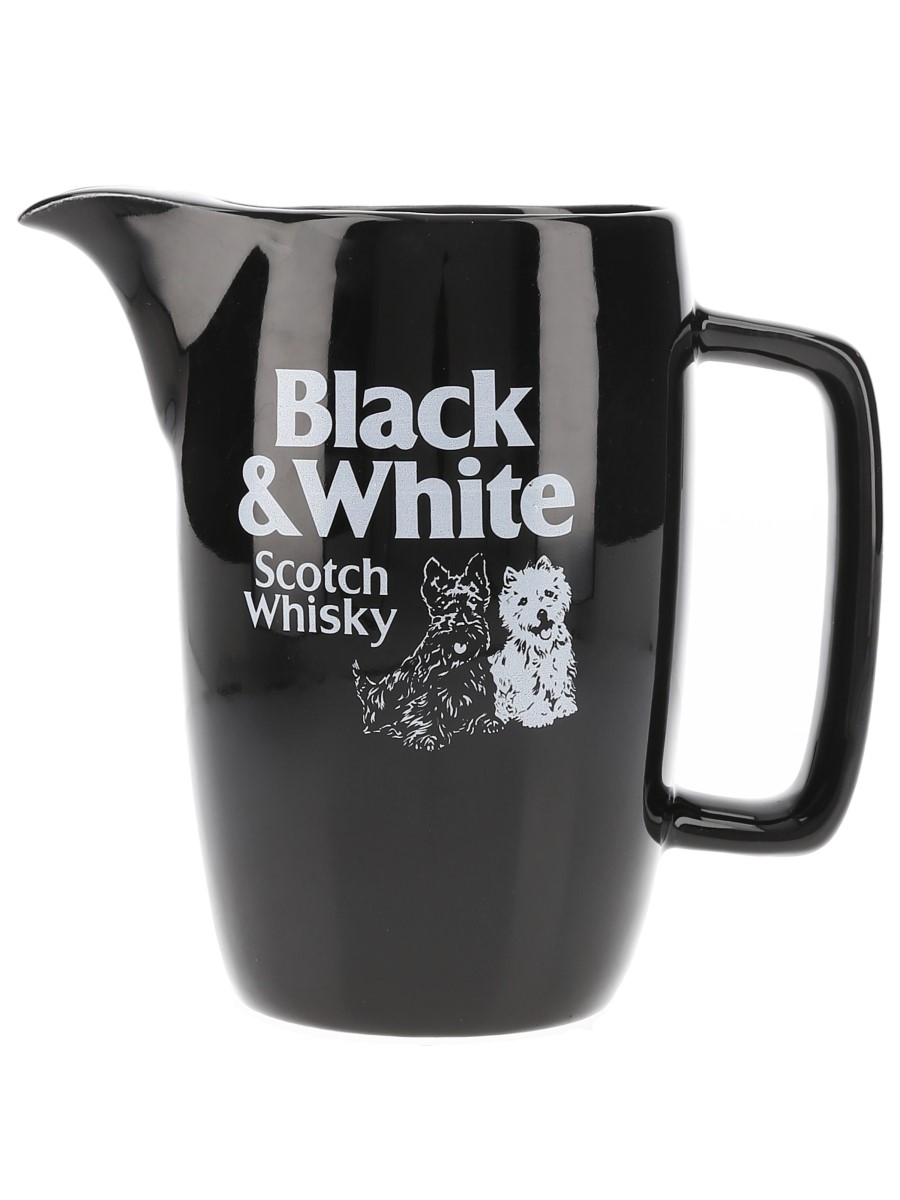 Black & White Water Jug  16cm x 16cm