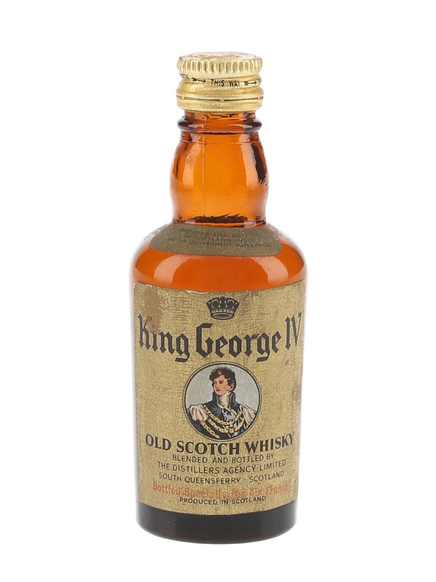 King George IV Bottled 1960s - Air France 5cl / 40%