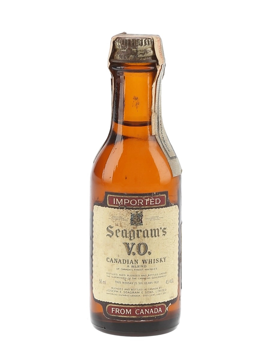 Seagram's VO 6 Year Old Bottled 1970s 5cl / 43.4%