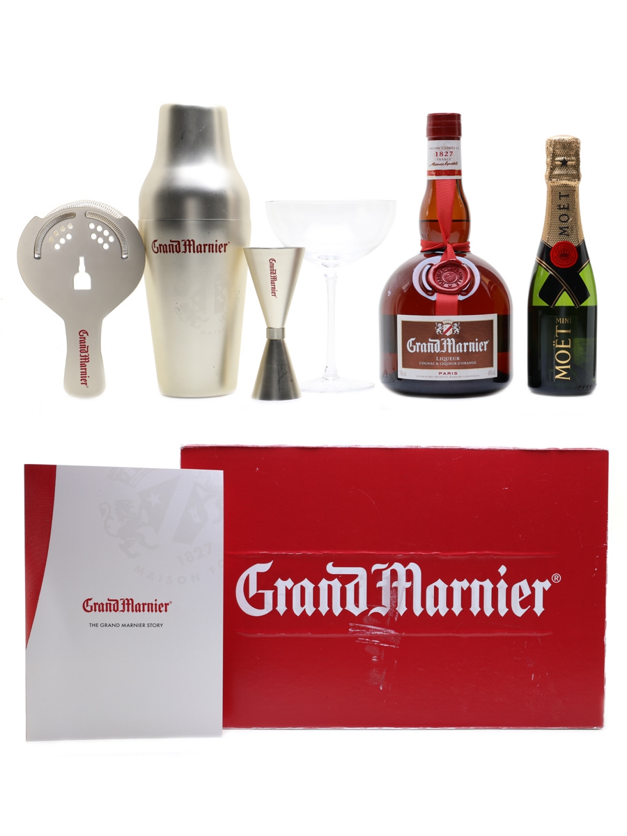 Grand Marnier The Grand 75 Set  70cl & 20cl