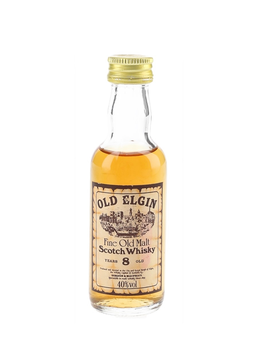 Old Elgin 8 Year Old Bottled 1980s-1990s - Gordon & MacPhail 5cl / 40%