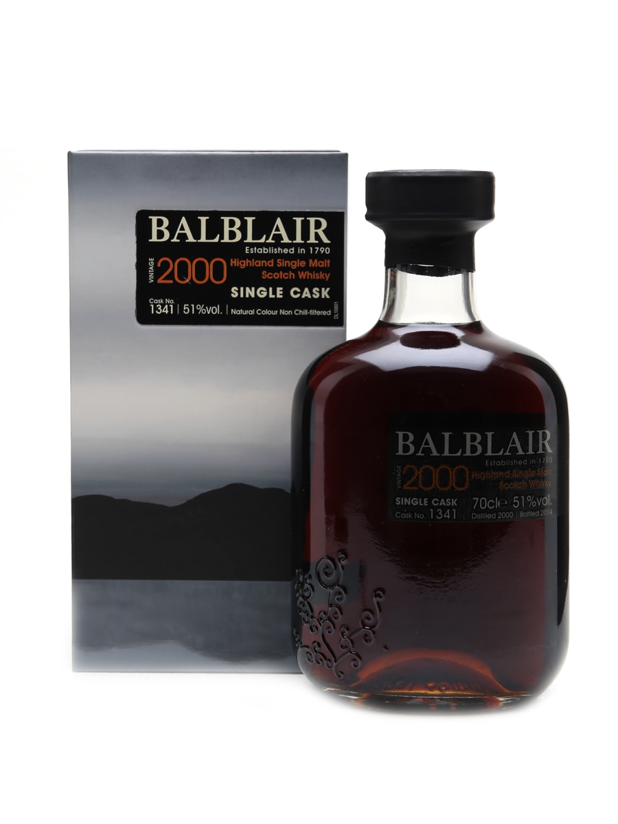 Balblair 2000 Cask #1341 Bottled 2014 70cl / 51%