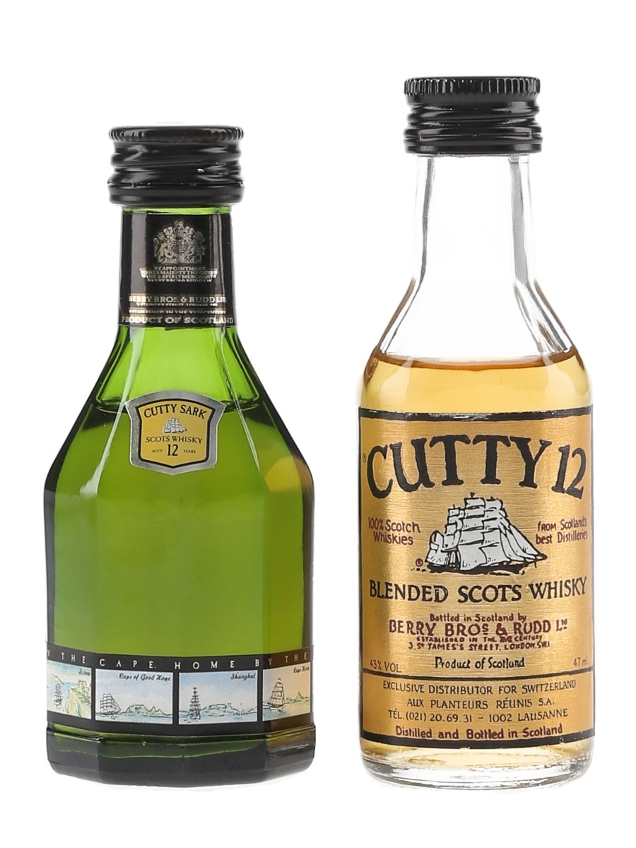 Cutty Sark 12 Year Old & Cutty 12 - Lot 84387 - Buy/Sell Blended