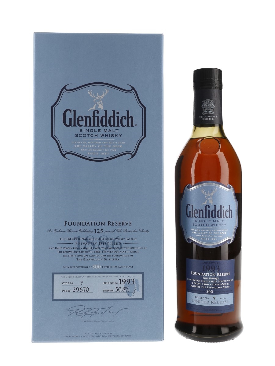 Glenfiddich 1993 Foundation Reserve Bottle No. 7  70cl / 50.8%