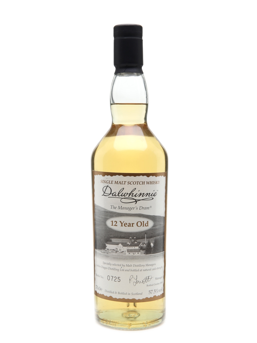 Dalwhinnie 12 Year Old Bottled 2009 - The Manager's Dram 70cl / 57.5%