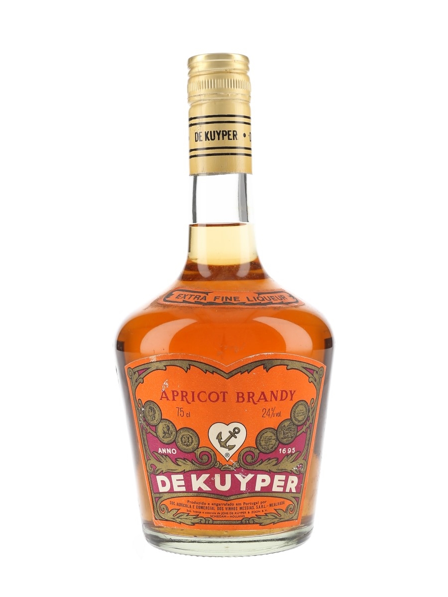 De Kuyper Apricot Bandy Bottled 1980s - Portugal 75cl / 24%
