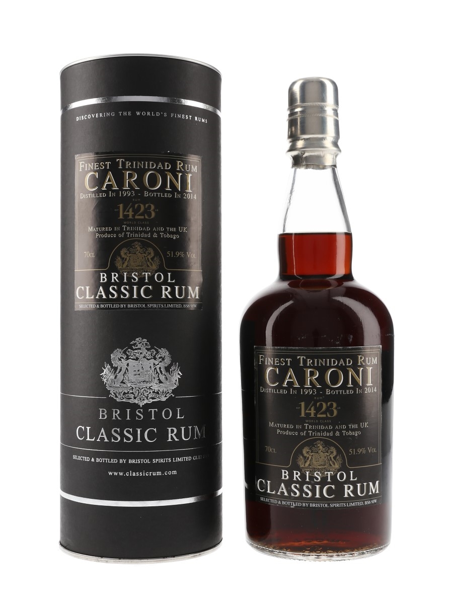 Caroni 1993 Finest Trinidad Rum Bottled 2014 - 1423 Ltd. Denmark Exclusive 70cl / 51.9%