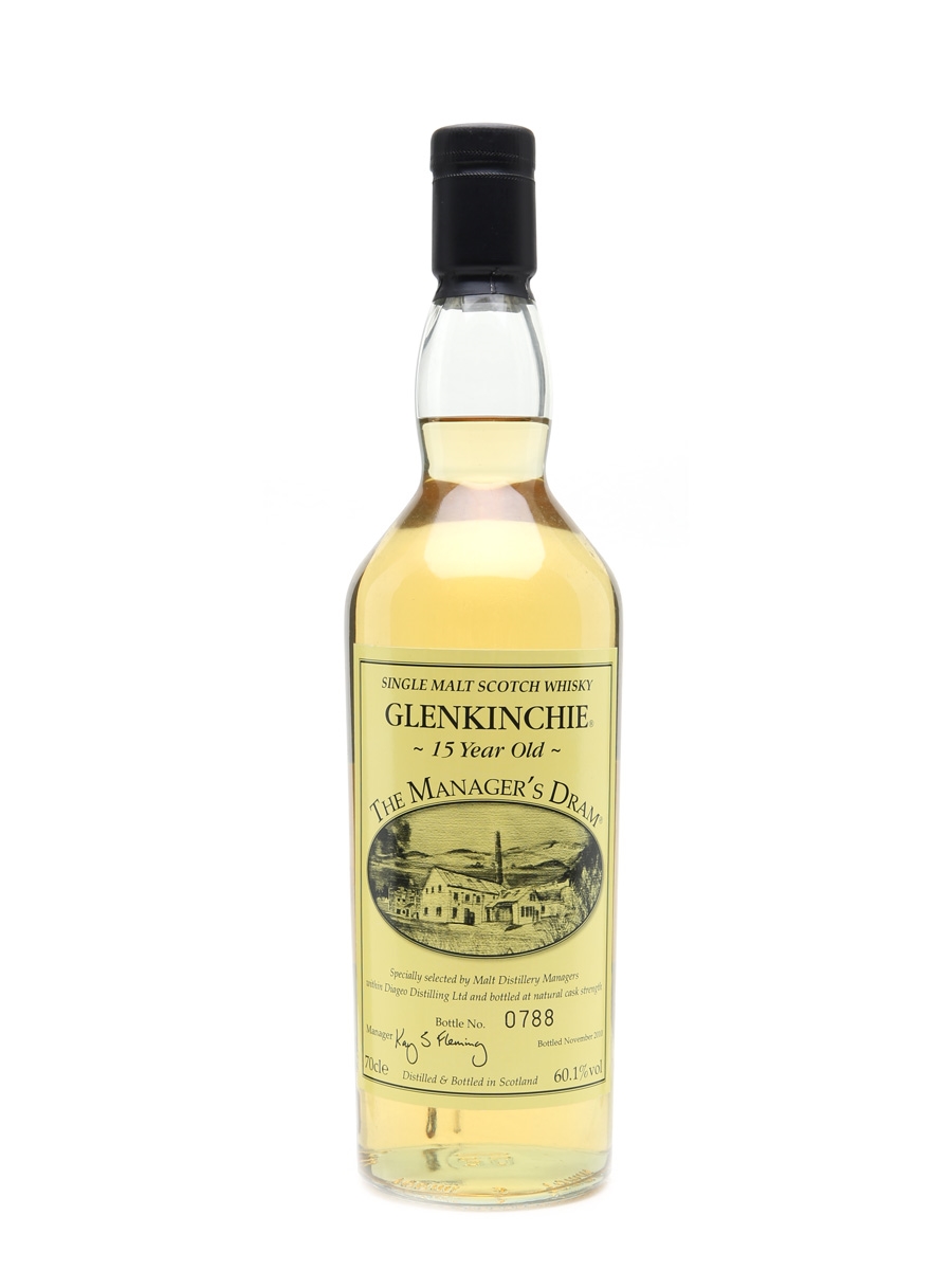 Glenkinchie 15 Year Old Bottled 2010 - The Manager's Dram 70cl / 60.1%