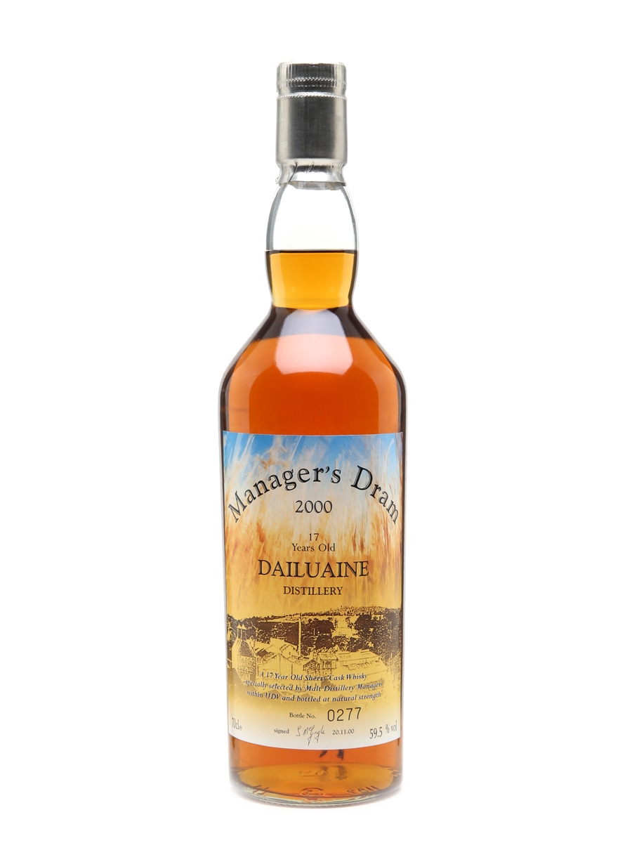 Dailuaine 17 Year Old Bottled 2000 - The Manager's Dram 70cl / 59.5%