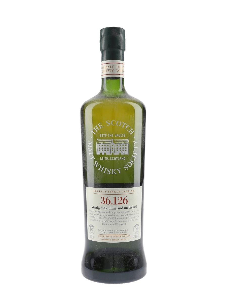 SMWS 36.126 Manly, Masculine And Medicinal Benrinnes 2006 10 Year Old 70cl / 60.4%