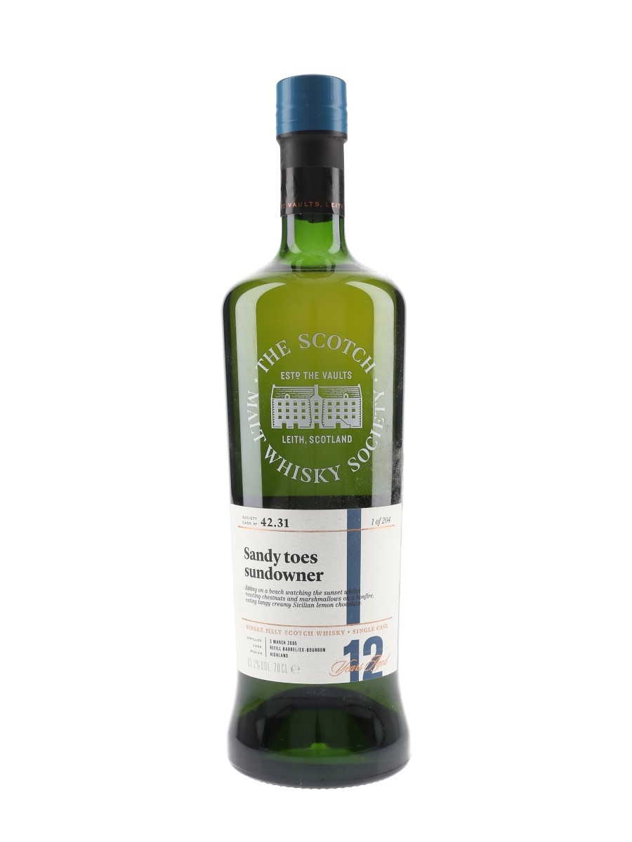 SMWS 42.31 Sandy Toes Sundowner Tobermory (Ledaig) 2005 12 Year Old 70cl / 62.2%