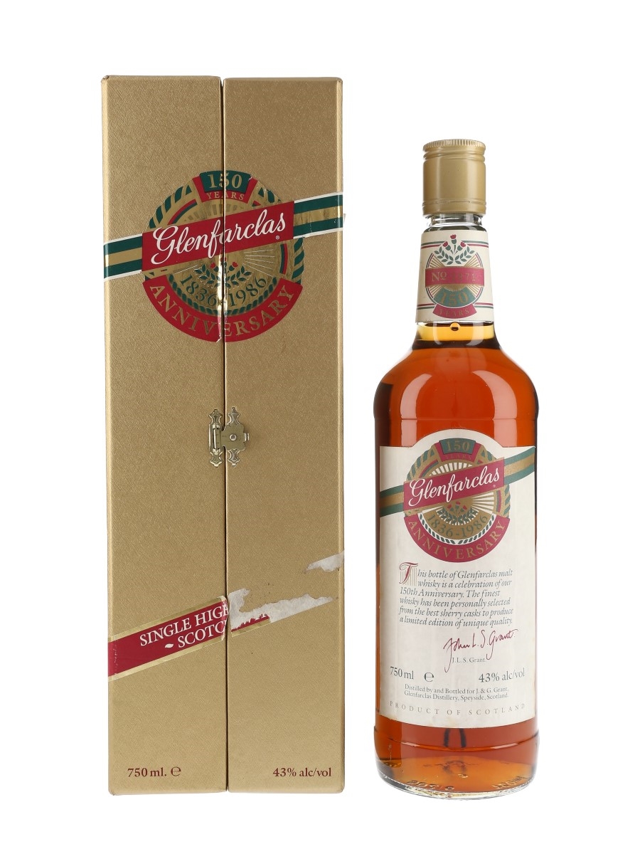 Glenfarclas 150th Anniversary Bottled 1986 75cl / 43%