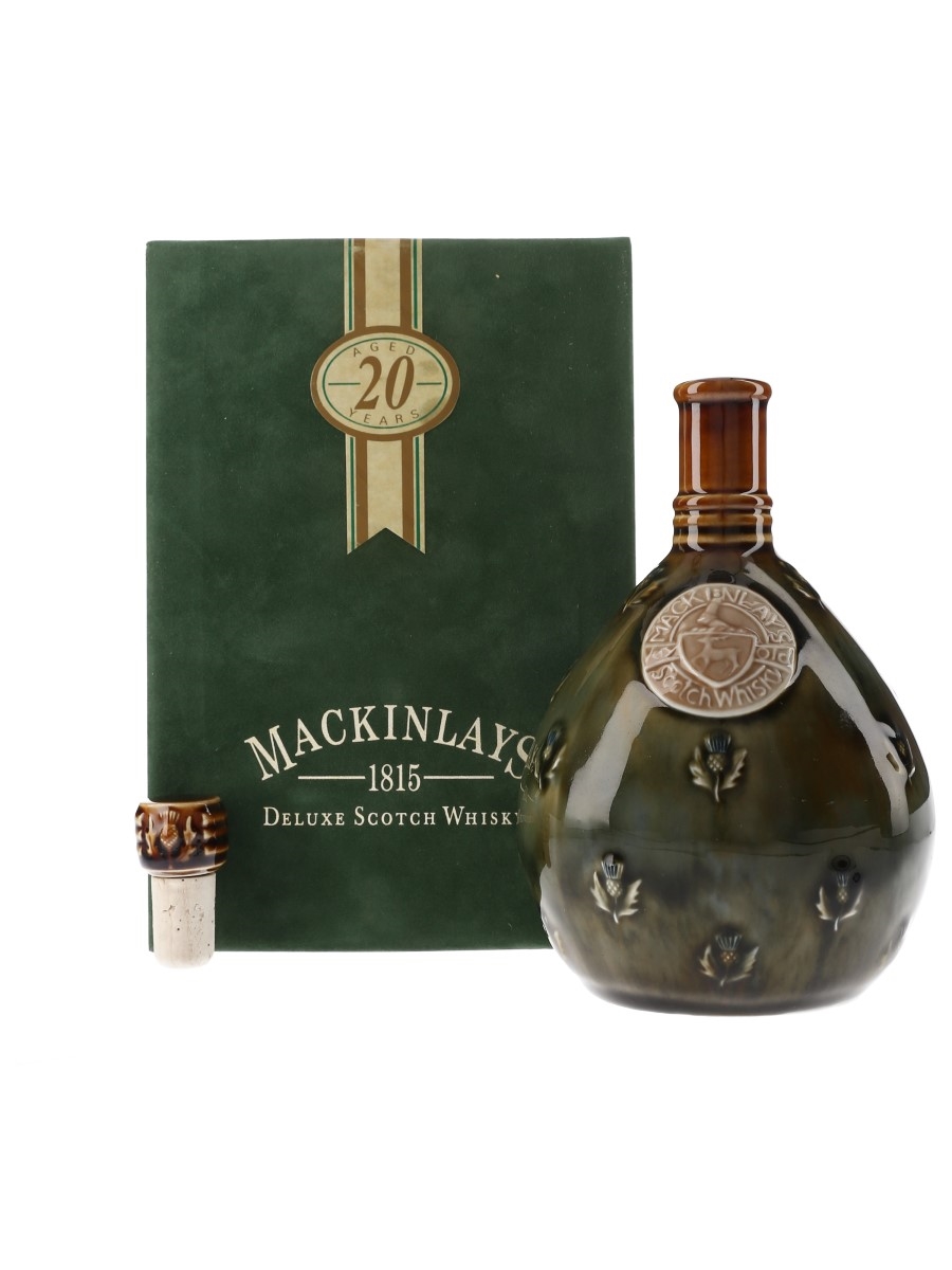 Mackinlay's Deluxe 20 Year Old Wade Ceramic Decanter 75cl / 43%