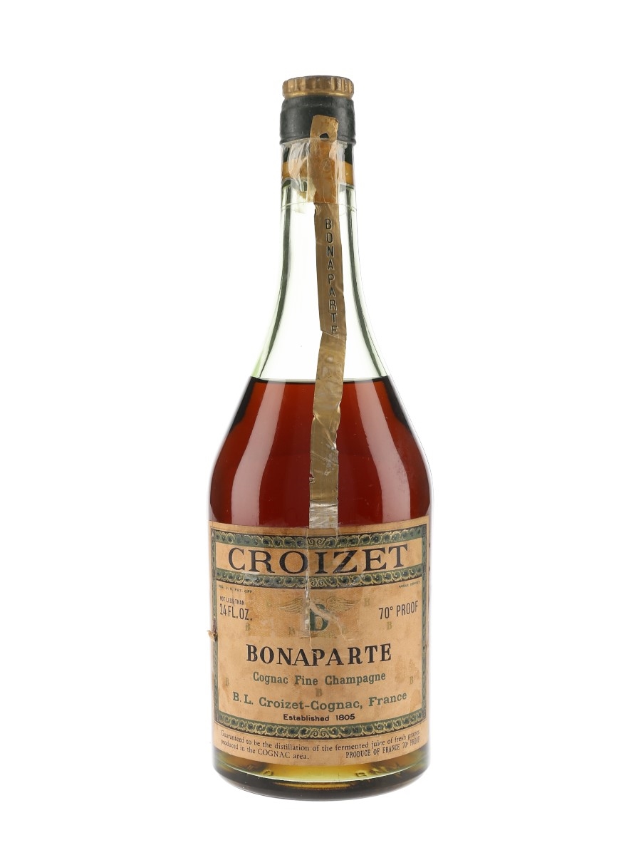 Croizet Bonaparte Fine Champagne Cognac Bottled 1950s-1960s 68cl / 40%
