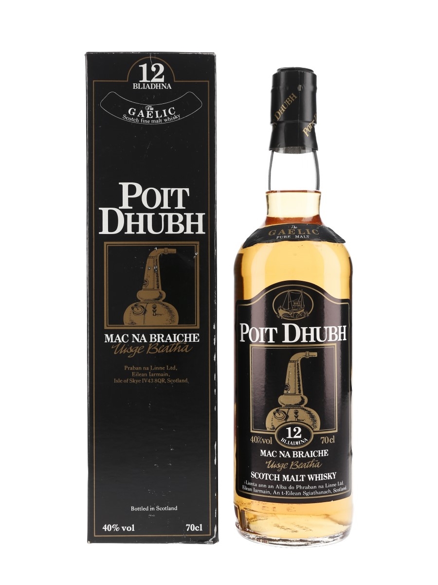 Poit Dhubh 12 Year Old  70cl / 40%