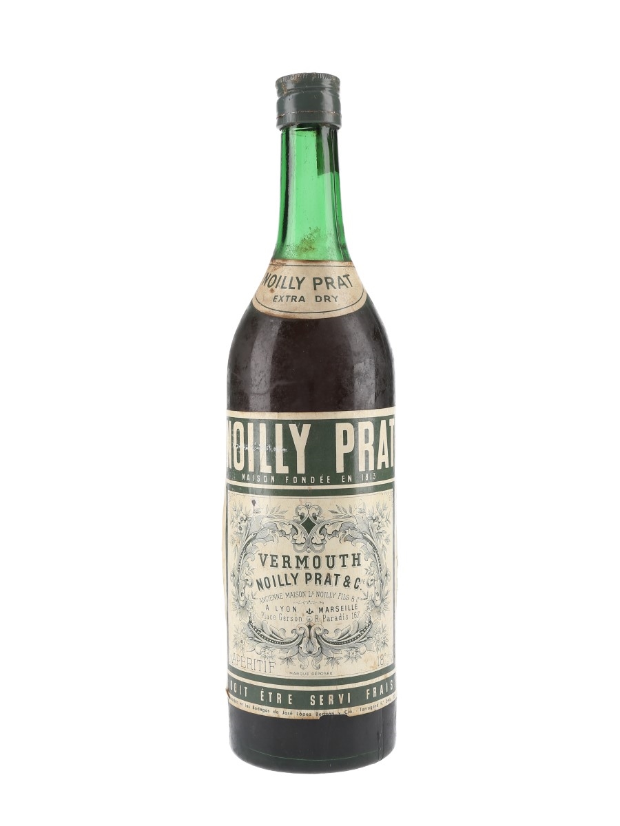 Noilly Prat Extra Dry Vermouth Bottled 1960s - Spain 100cl