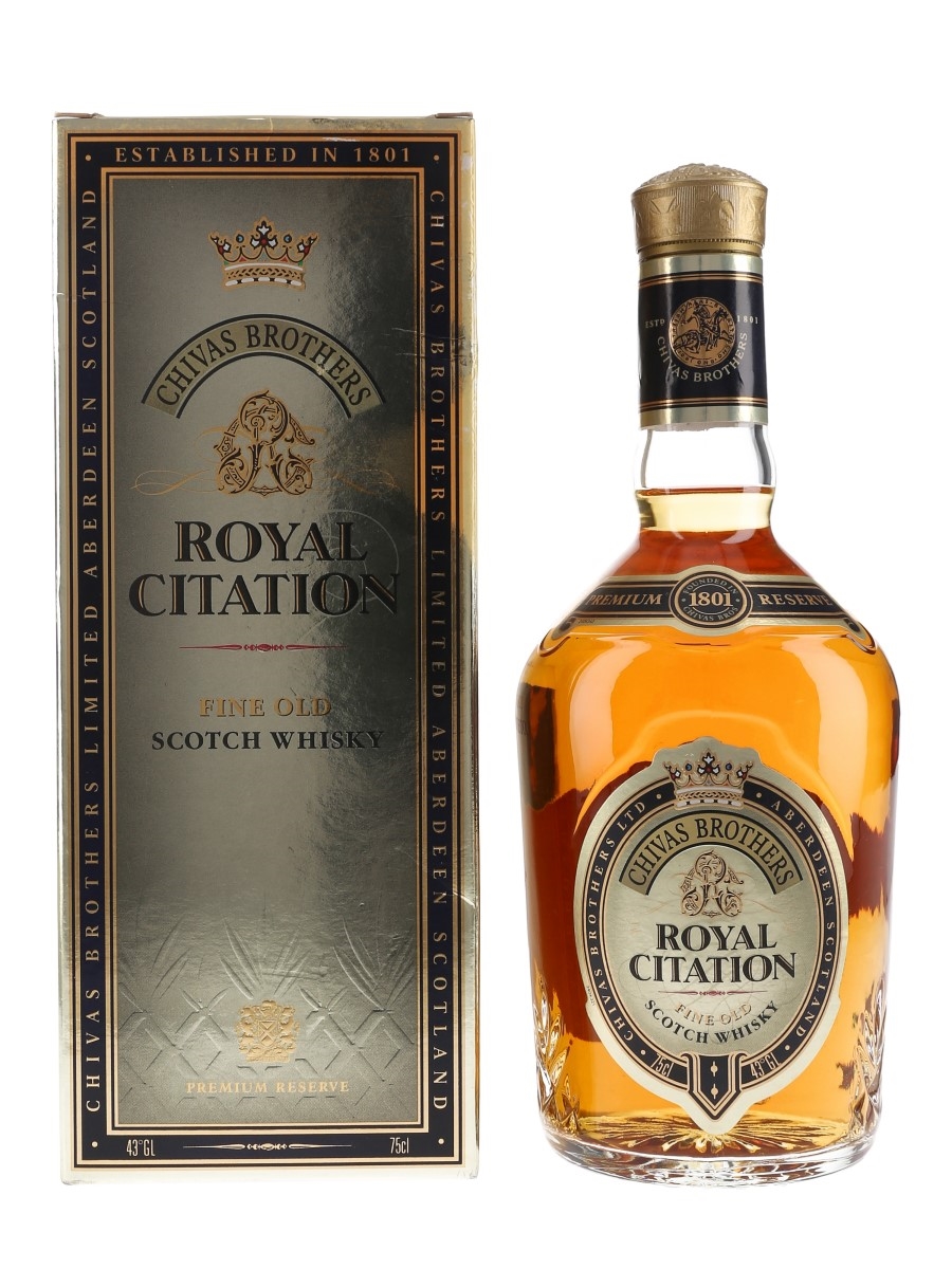 Chivas Brothers Royal Citation Bottled 1980s 75cl / 43%