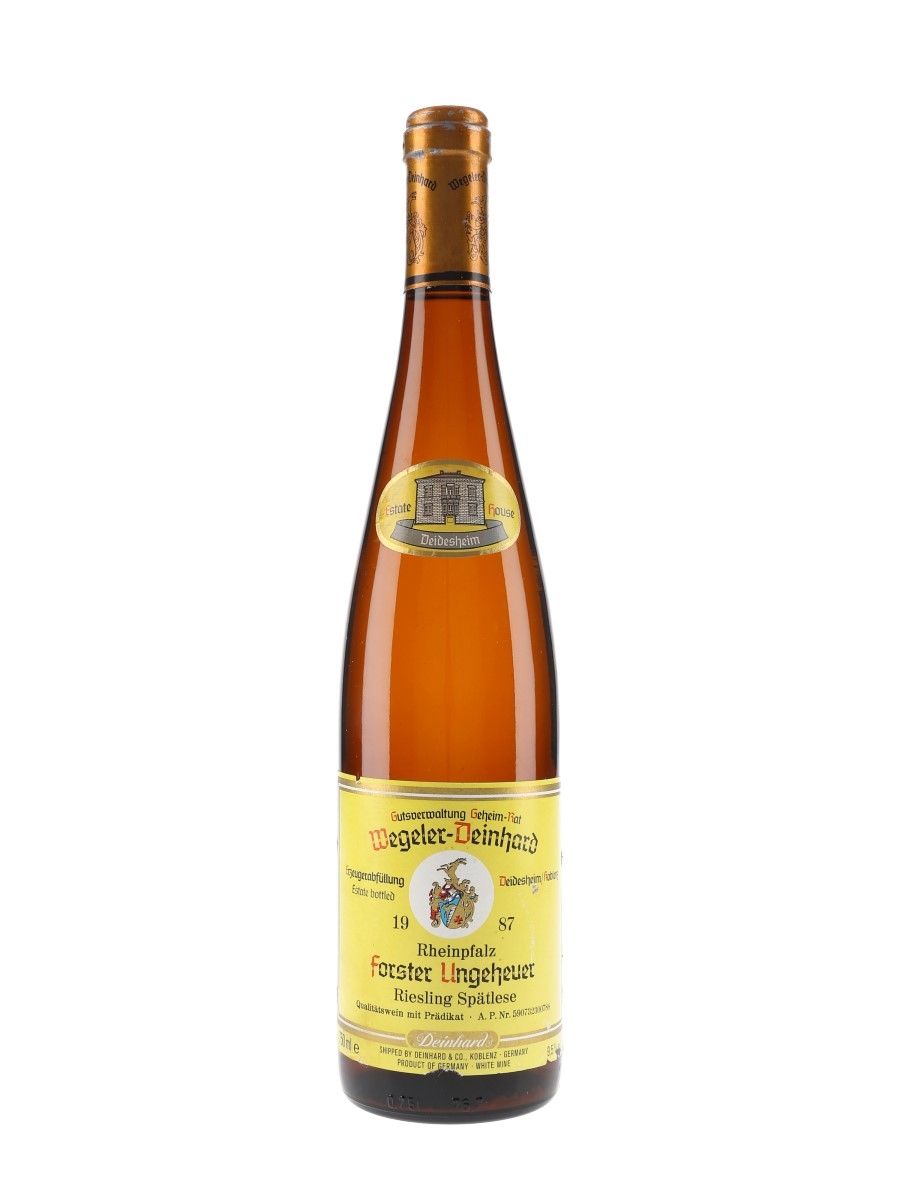 Forster Ungeheuer Riesling Spatlese 1987 Deinhard & Co. 75cl / 9.5%