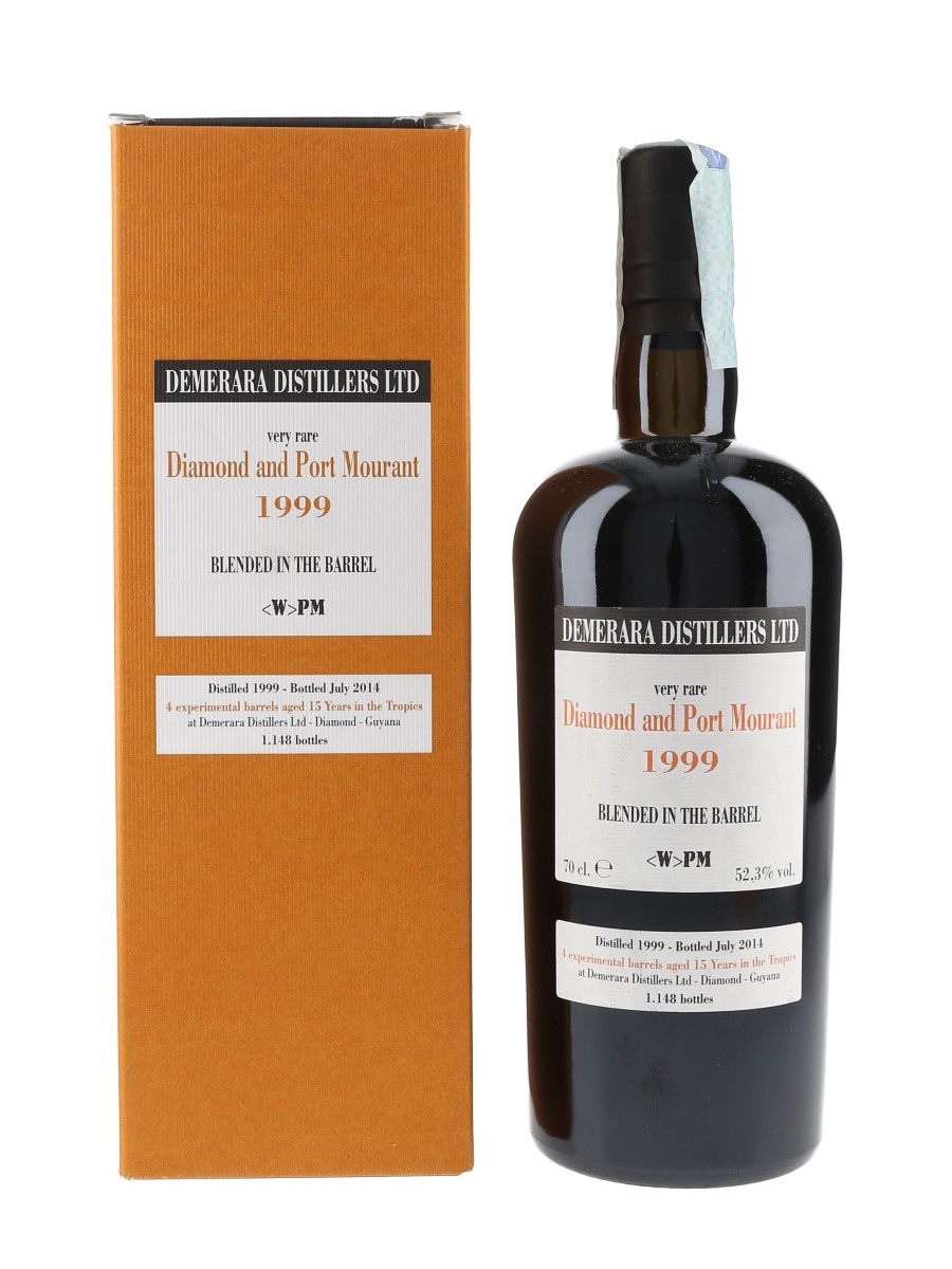 Diamond And Port Mourant 1999 15 Year Old Bottled 2014 - Velier 70cl / 52.3%