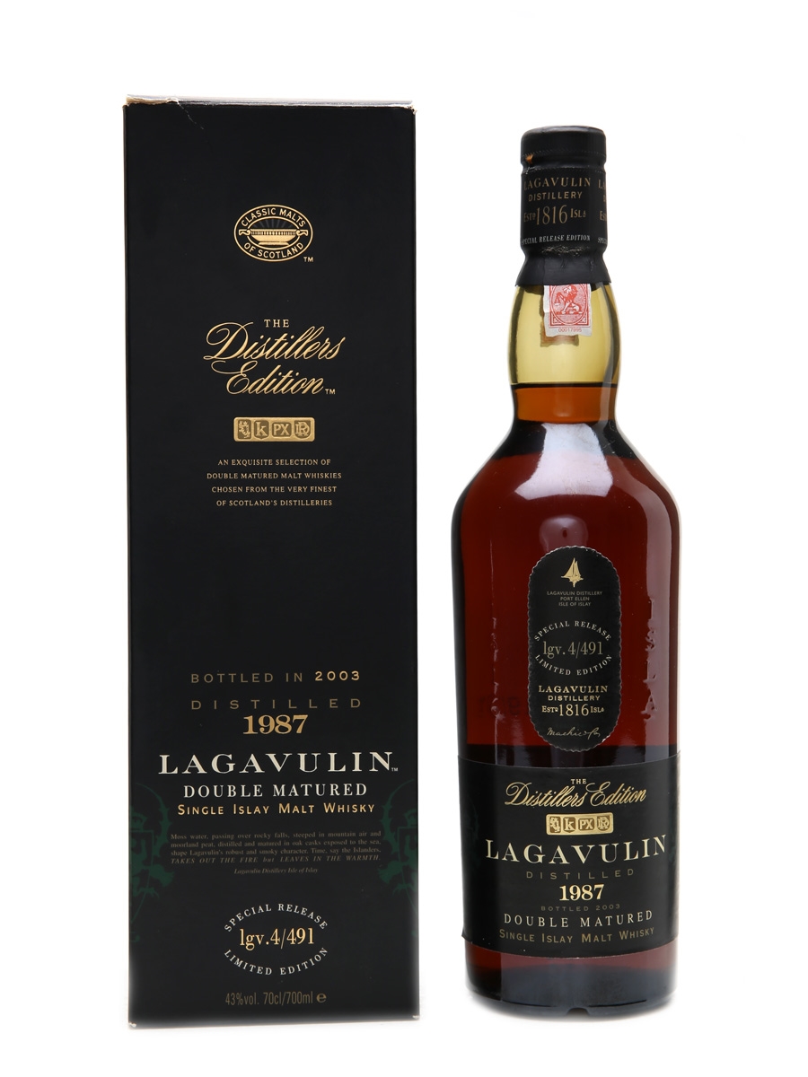 Lagavulin 1987 Distillers Edition Bottled 2003 70cl