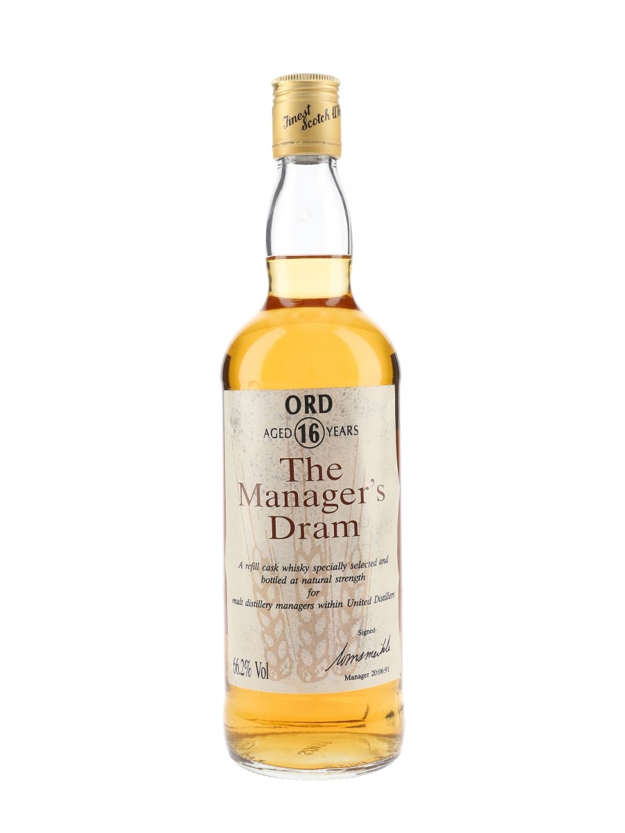 Ord 16 Year Old Bottled 1991 - The Manager's Dram 75cl / 66.2%